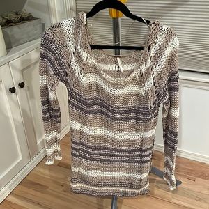 Great condition free people woven sweater
